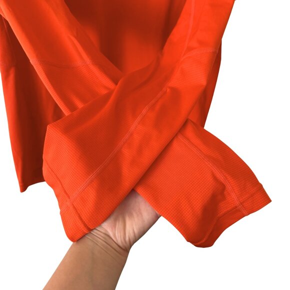 Men's Mountain Hardwear Outdoor Orange Lightweight Long Sleeve Shirt - Small - Picture 2 of 5